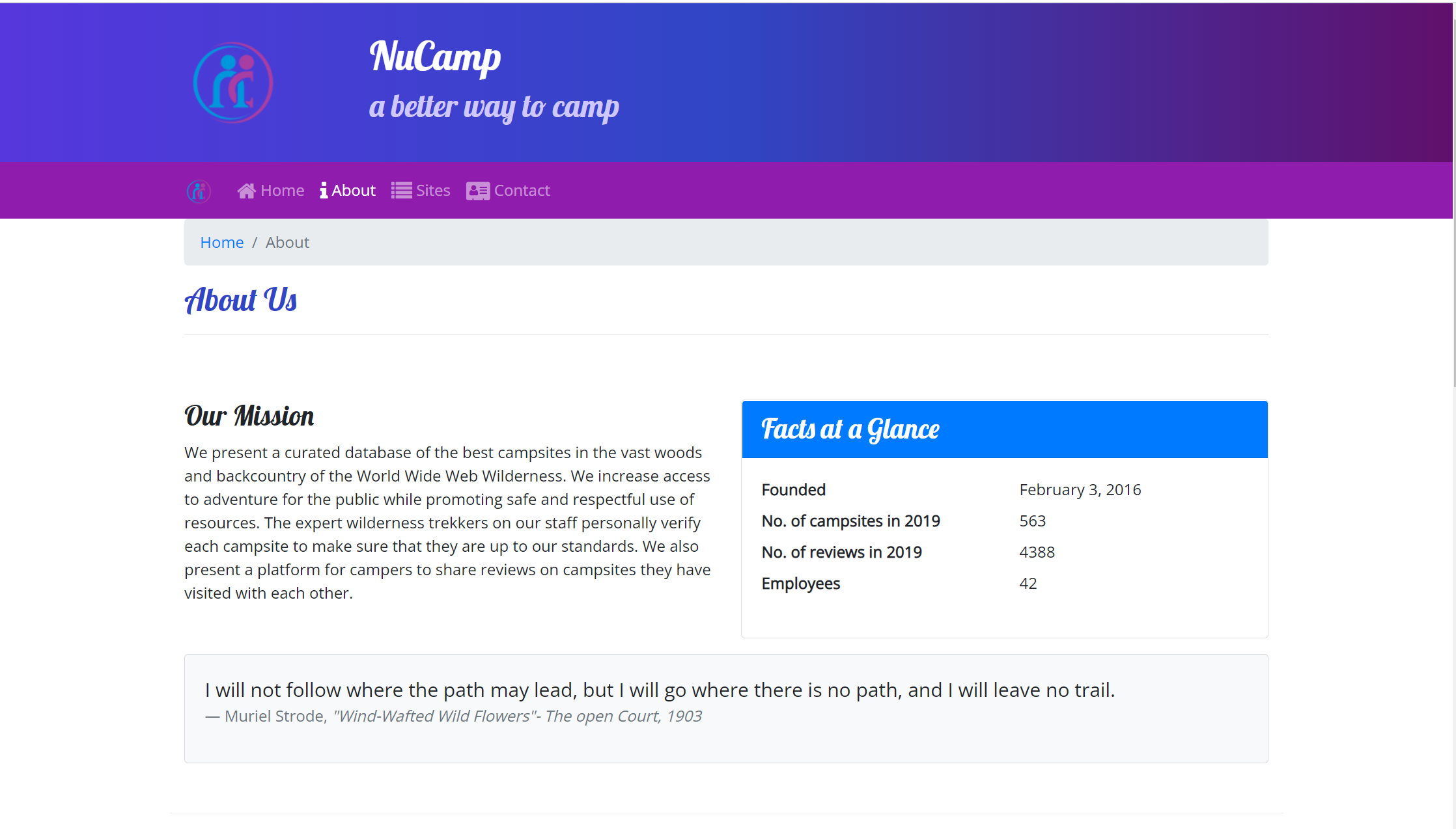 Nucamp page